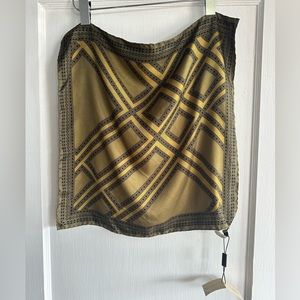 Burberry 2013 Christopher Bailey days, 50x50cm Brogue check silk scarf